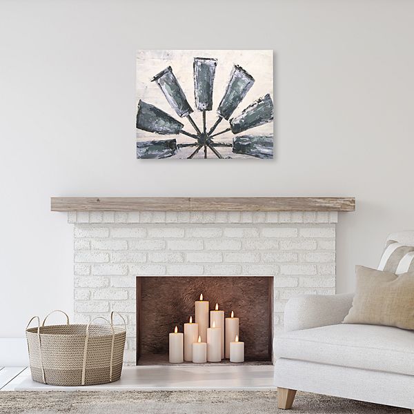 Windmill Canvas Wall Art