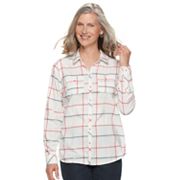 Women's Croft & Barrow® Classic Soft Shirt