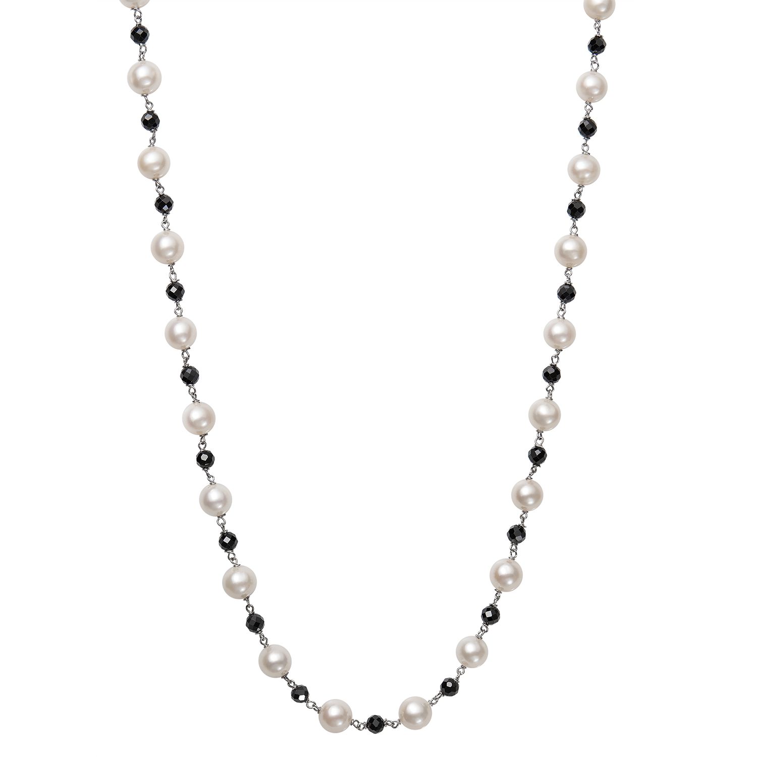 black cultured pearl necklace