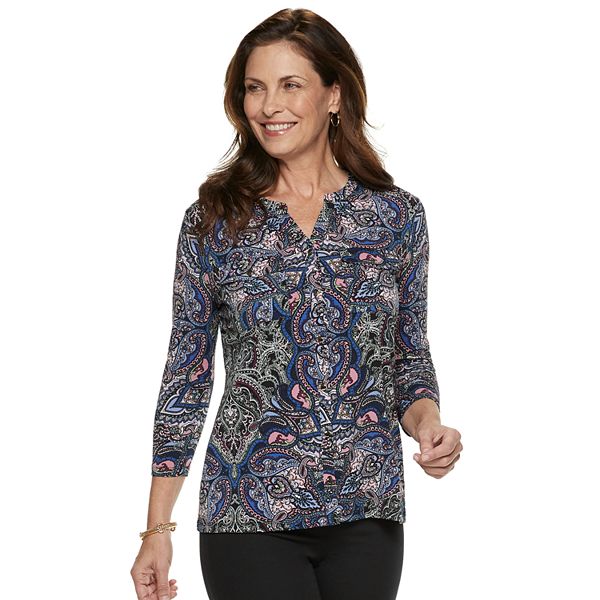 Women's Croft & Barrow® Print Shirt