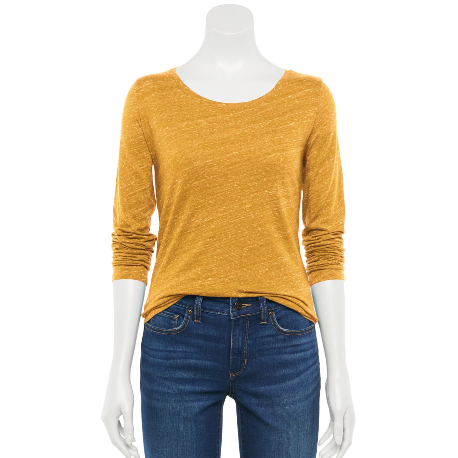 kohls yellow tops