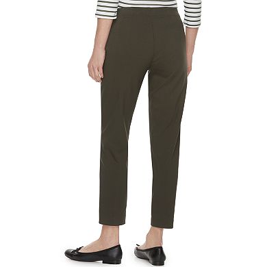 Women's Croft & Barrow® Polished Pull-On Ankle Pants