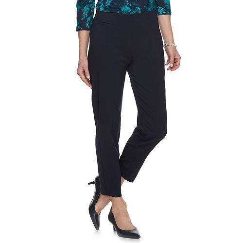 Women's Croft & Barrow® Polished PullOn Ankle Pants