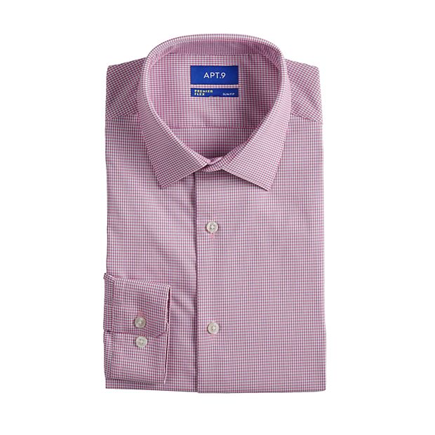 Men's Apt. 9 Slim-Fit HEIQ Premium Flex No-Iron Dress Shirt
