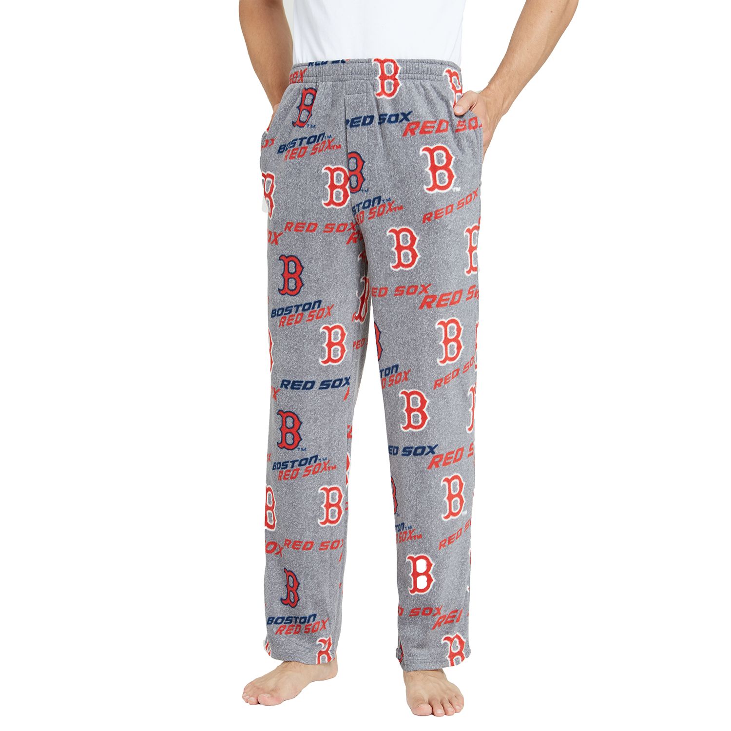 mens red sox sweatpants