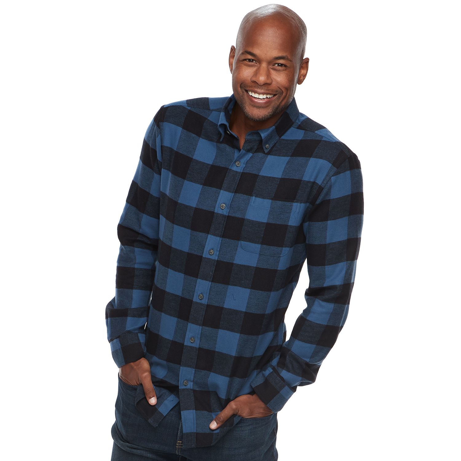 mens slim flannel