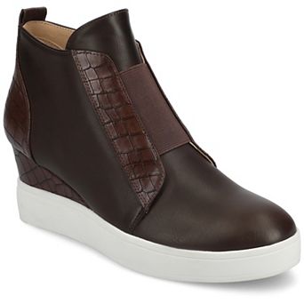 Journee Clara Women's Wedge Sneakers