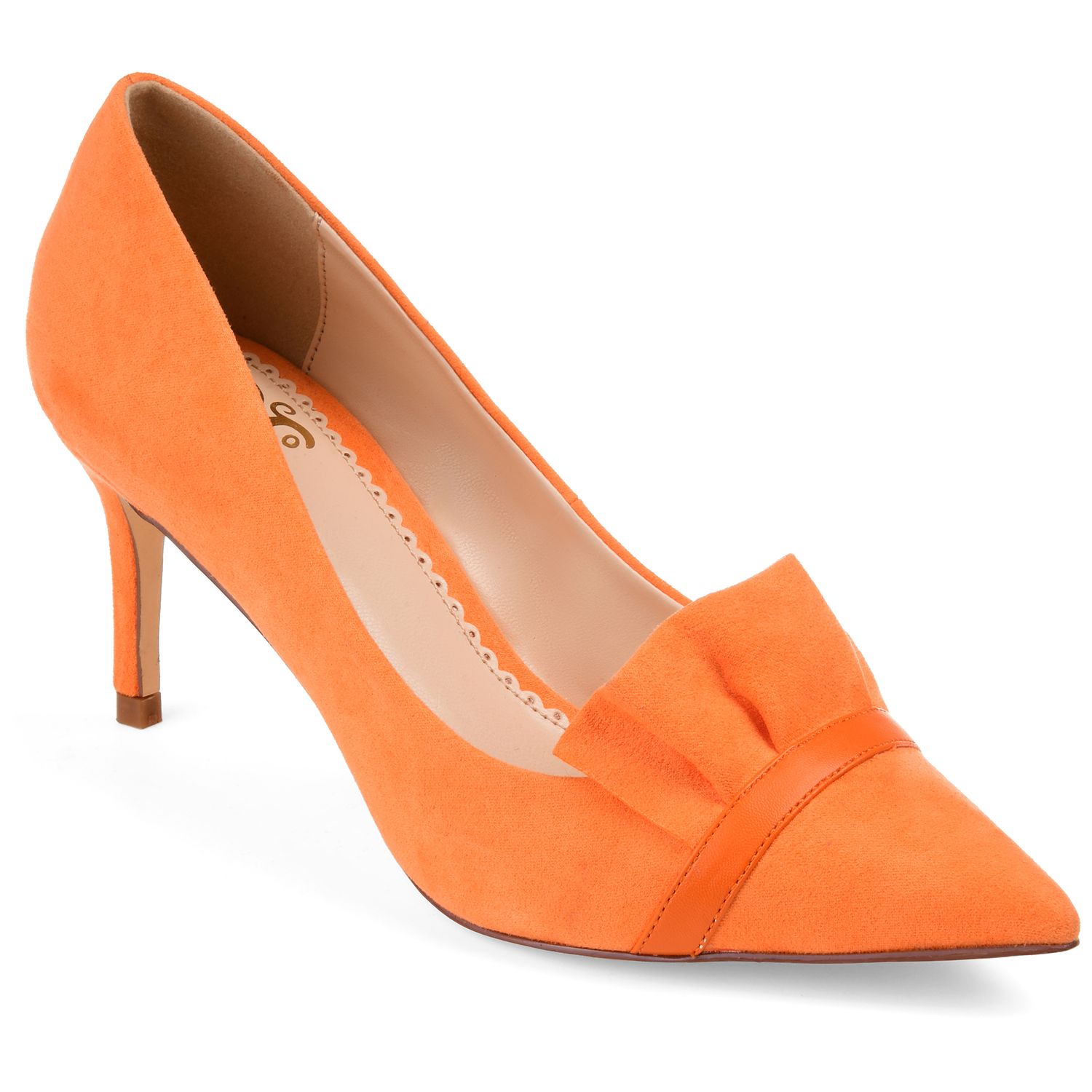 orange dress shoes womens