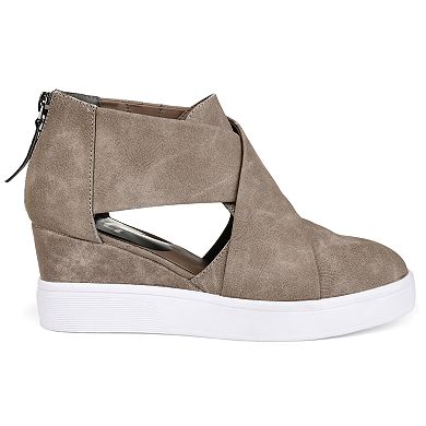 Journee Seena Women's D'Orsay Wedge Sneakers