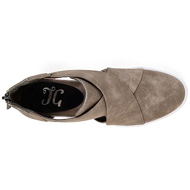 Journee Seena Women's D'Orsay Wedge Sneakers