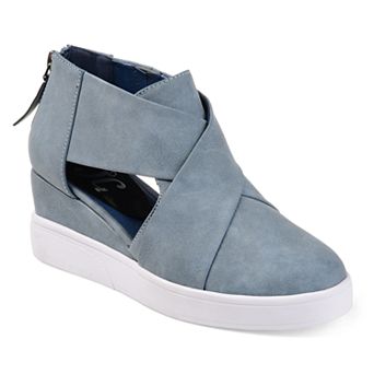 Journee Seena Women's D'Orsay Wedge Sneakers