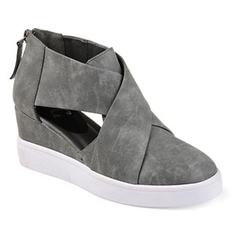 Journee Seena Women's D'Orsay Wedge Sneakers