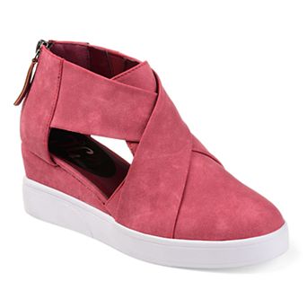 Journee Seena Women's D'Orsay Wedge Sneakers