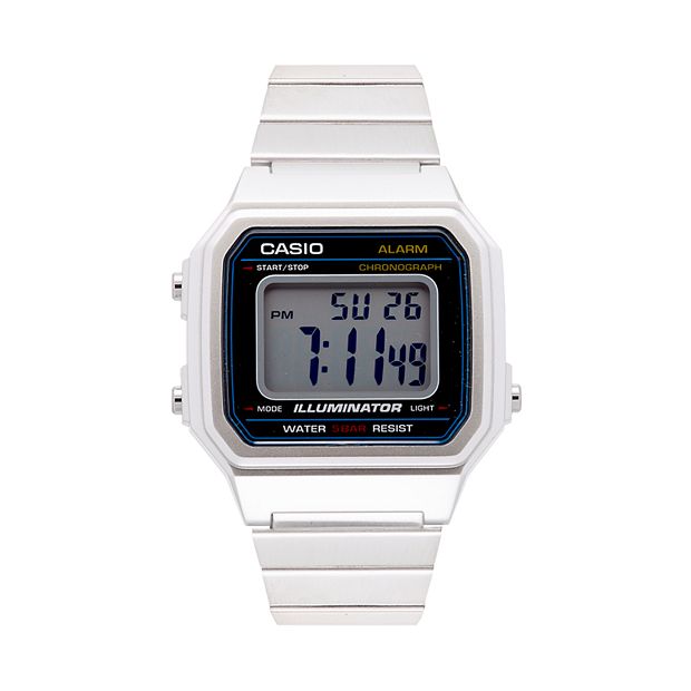 Casio Men's B650WD-1ACF Classic Digital Display Quartz Silver Watch