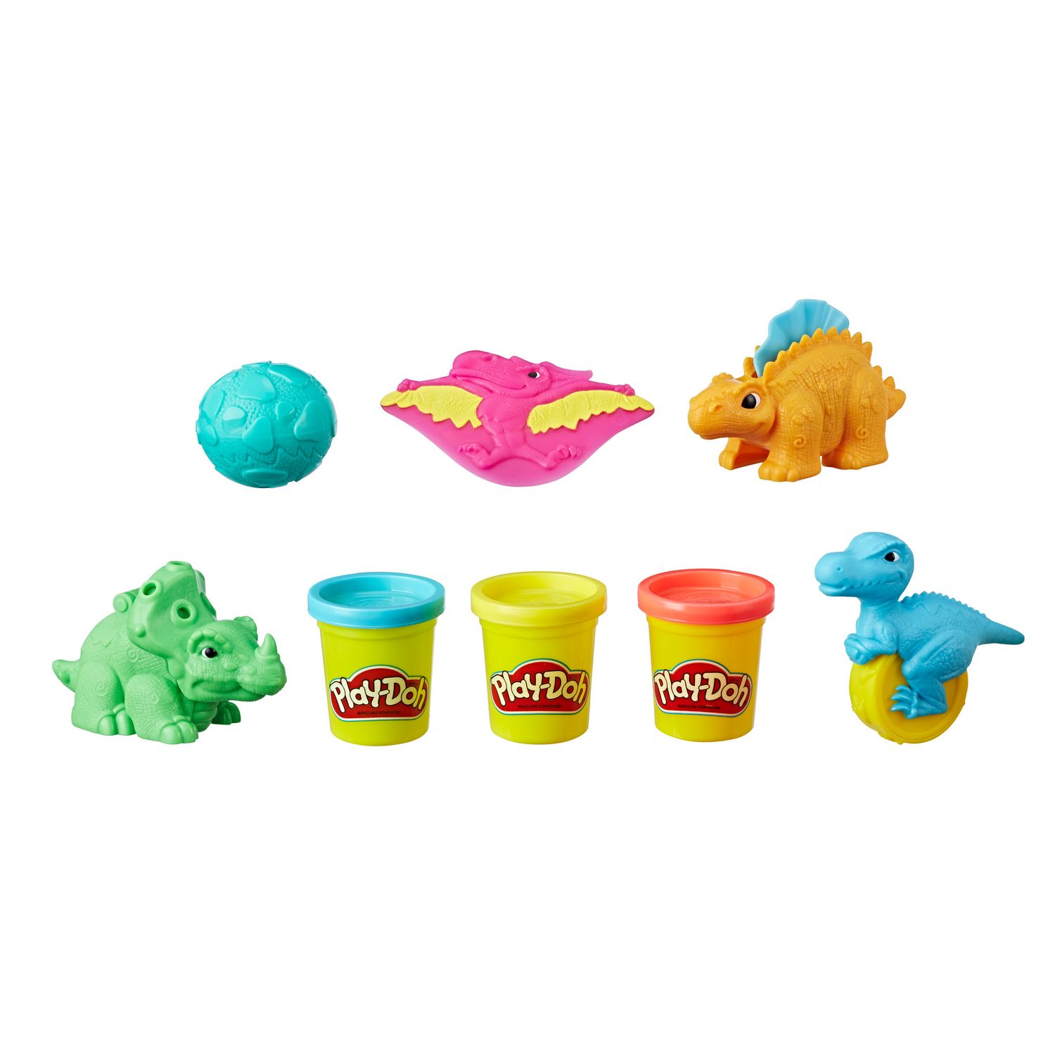 dinosaur play dough set