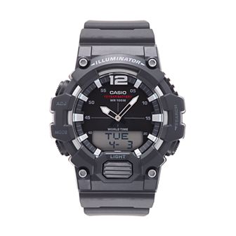 Casio Men's Telememo World Time Analog-Digital Watch