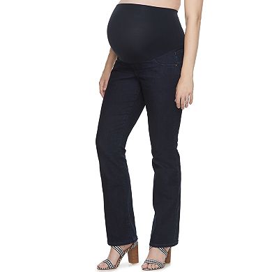 Maternity a:glow Full Belly Panel Slim Bootcut Jeans