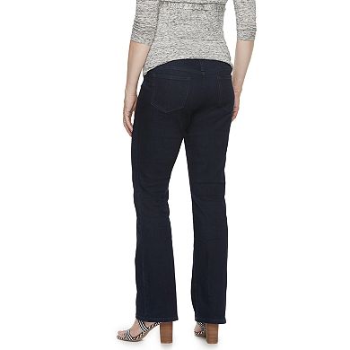 Maternity a:glow Full Belly Panel Slim Bootcut Jeans