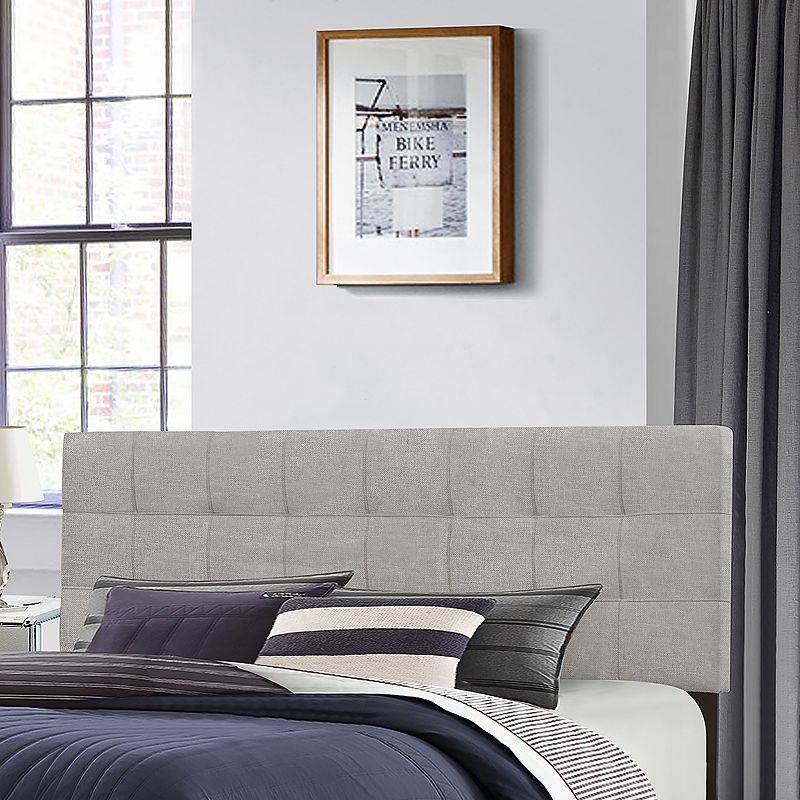 Hillsdale Furniture Delaney King Headboard with Frame, Grey
