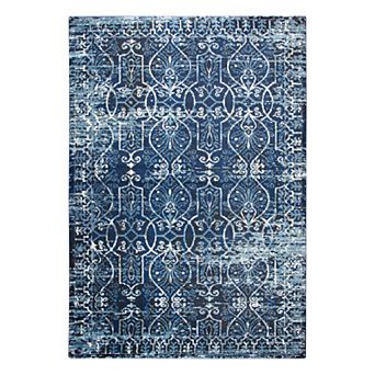 Rizzy Home Panache Transitional Scrollwork Trellis Rug