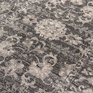 Rizzy Home Panache Transitional Distressed Floral Rug