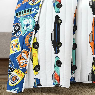 Lush Decor Race Cars Quilt Set