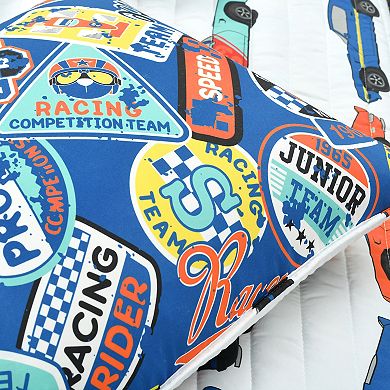 Lush Decor Race Cars Quilt Set