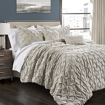Lush Decor Ravello Pintuck Comforter Set