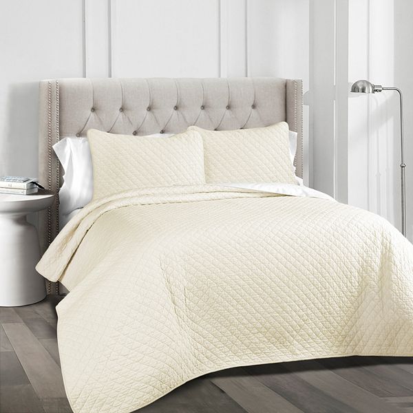 Lush Decor Ava Diamond Oversized Cotton Quilt Set