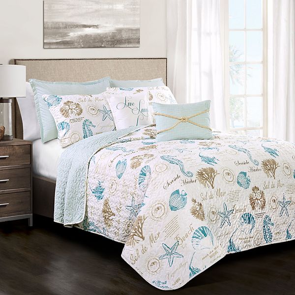 Lush Decor Harbor Life Quilt Set