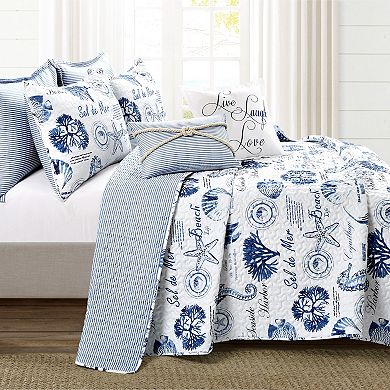 Lush Decor Harbor Life Quilt Set