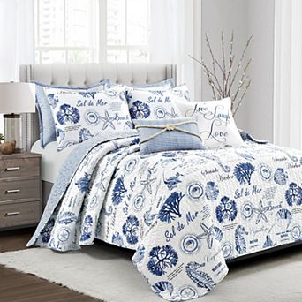 Lush Decor Harbor Life Quilt Set