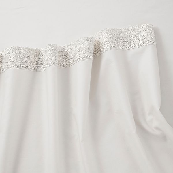 Martex Solid Attached Lace Sheet Set