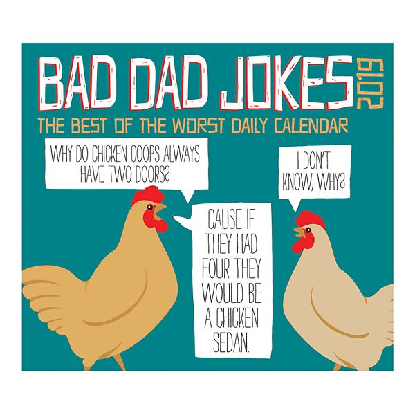 Bad Dad Jokes 2019 Desk Calendar