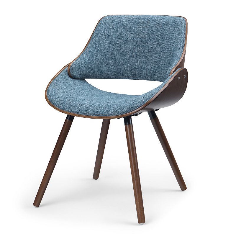 Simpli Home Malden Bentwood Dining Chair, Blue
