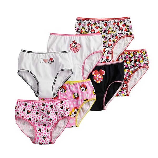 Disney's Minnie Mouse Girl 48 7pack Brief Panties
