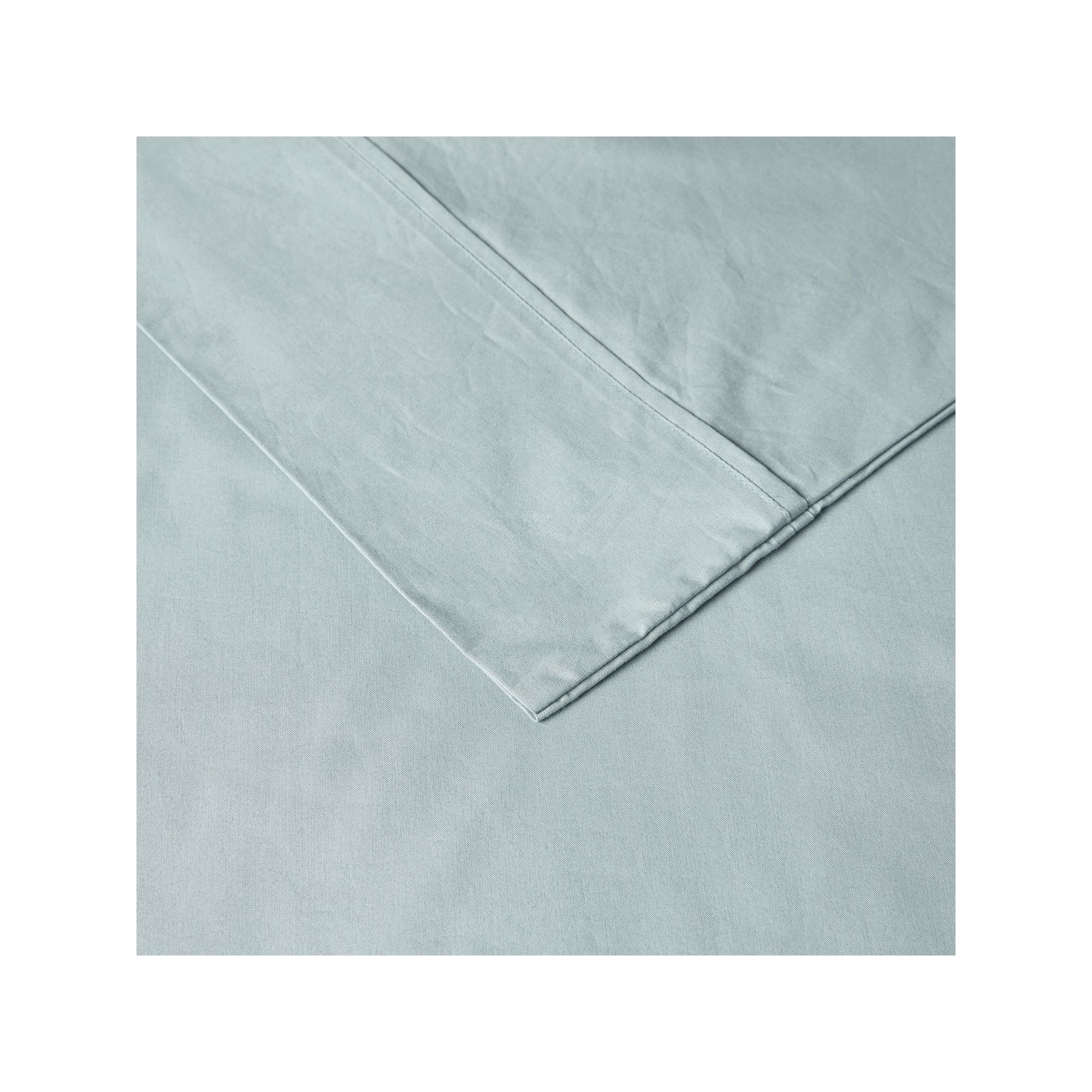Madison Park Relaxed Cotton Percale Sheet Set, Blue