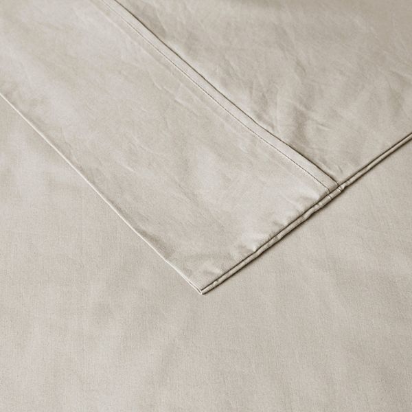 Madison Park Relaxed Cotton Percale Sheet Set