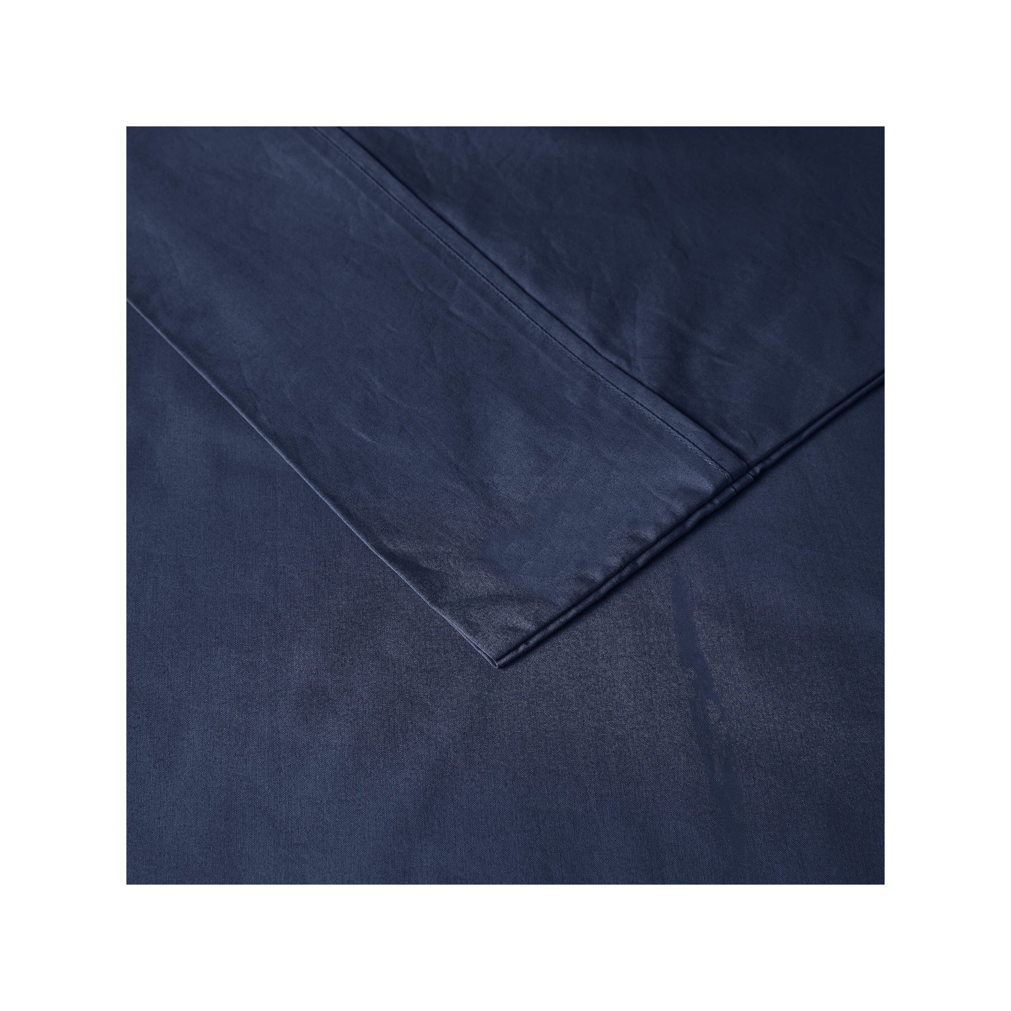 Madison Park Relaxed Cotton Percale Sheet Set, Blue