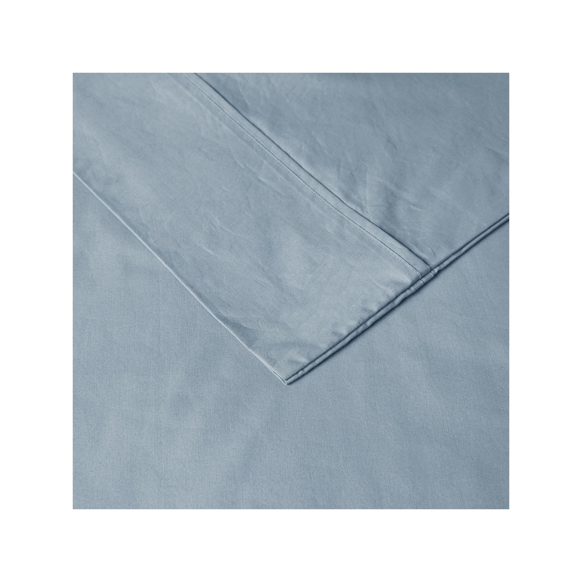Madison Park Relaxed Cotton Percale Sheet Set, Blue