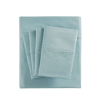Madison Park 800 Thread Count Cotton Blend Sateen Sheet Set with Extra Pillowcases