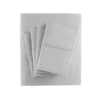 Madison Park 800 Thread Count Cotton Blend Sateen Sheet Set with Extra Pillowcases