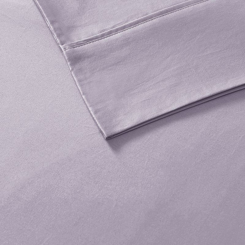 Madison Park 800TC Cotton Blend Sateen Sheet Set, Purple, Queen Set