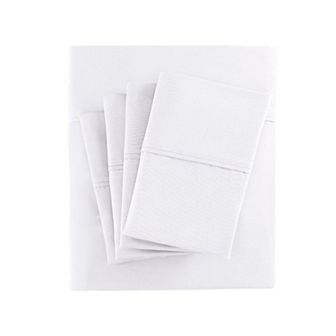 Madison Park 800 Thread Count Cotton Blend Sateen Sheet Set with Extra Pillowcases