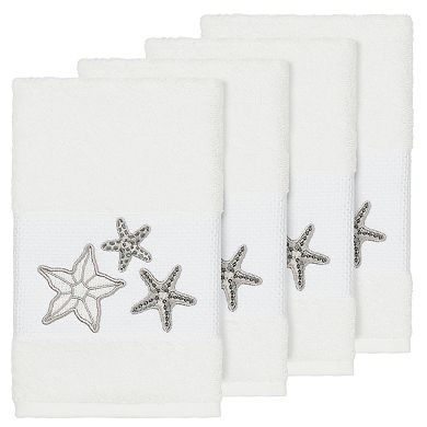 Linum Home Textiles Lydia Embellished Hand Towel Set