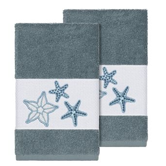 Linum Home Textiles Lydia Embellished Hand Towel Set