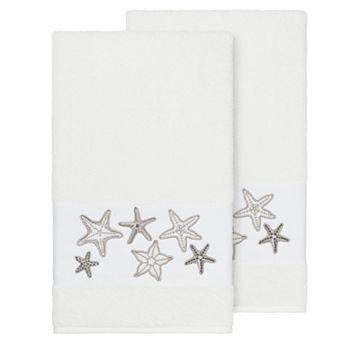 Linum Home Textiles Lydia Embellished Bath Towel Set
