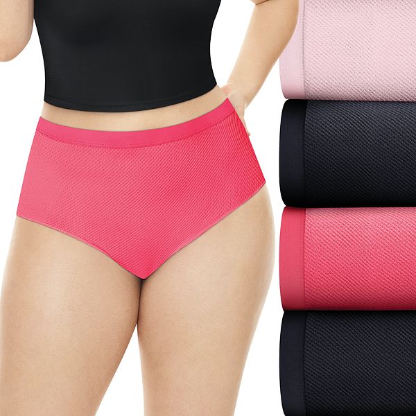 Women's Just My Size® 4-Pack Ultra Light Brief Panties PLULBF