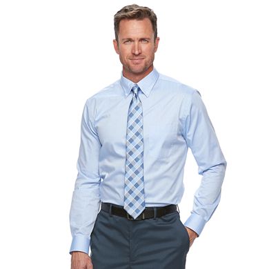 Men's Croft & Barrow® Classic-Fit Easy Care Button-Down Collar Dress Shirt