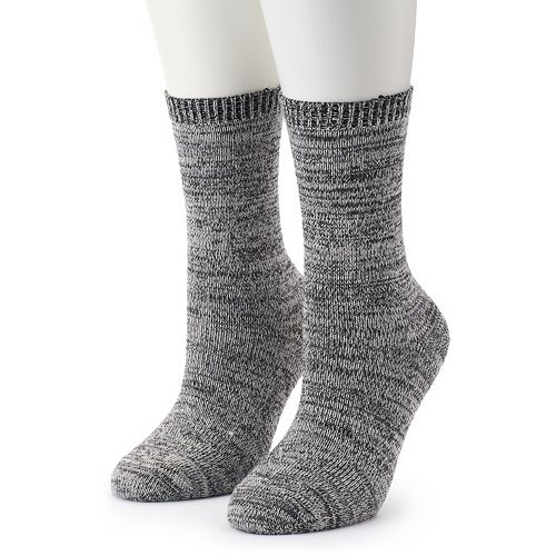 Womens marled crew socks 5 pack